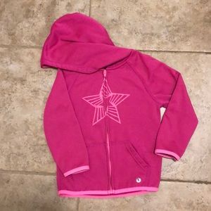 Two toned pink zip up jacket